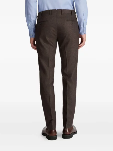 Pantaloni Incotex de flanelă maro