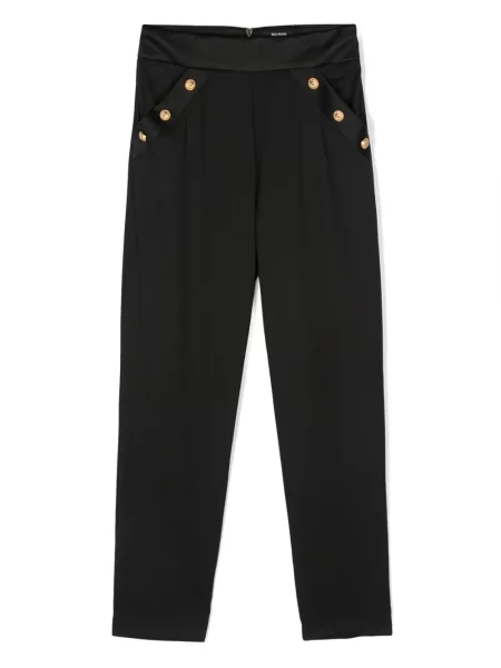 Spodnie dziecięce Balmain czarne