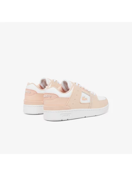 Lacoste Skórzane Sneakersy Court Cage biały