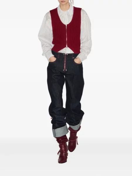 Pantaloni Isabel Marant albastru