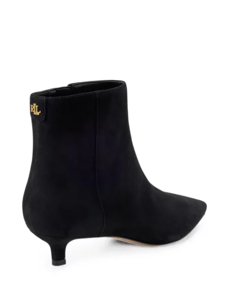 Велурени боти до глезена Lauren Ralph Lauren черно