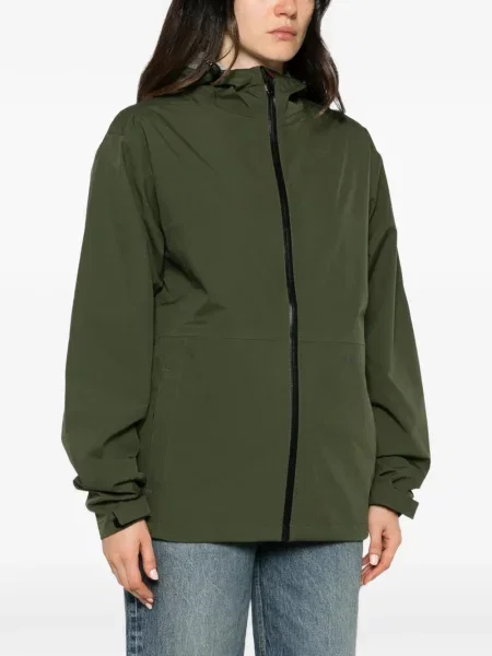 Geacă H2o Sportswear cu glugă cu imagine verde