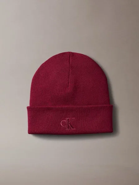 Calvin Klein Czapka damska Kobiety jednolity ONE SIZE czerwony