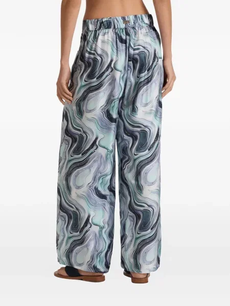 Pantaloni Vilebrequin cu picior lat albastru