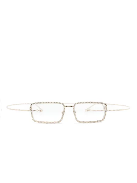 Ochelari de soare Gucci Eyewear de cristal auriu