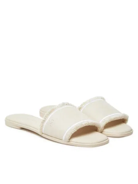 Pantofle Tommy Hilfiger béžové