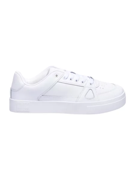 Sneakersy Tommy Jeans skórzane białe