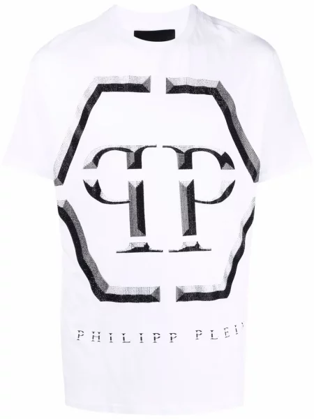 Tricou Philipp Plein alb