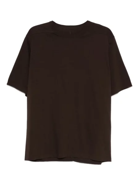 Krátké tričko Rick Owens hnědé