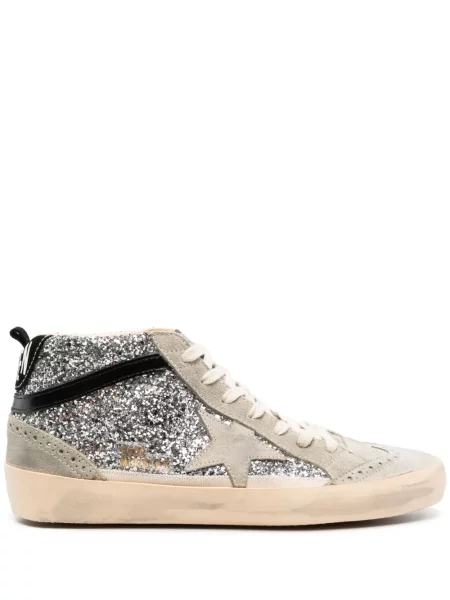 Sneakerși Golden Goose Mid Star gri