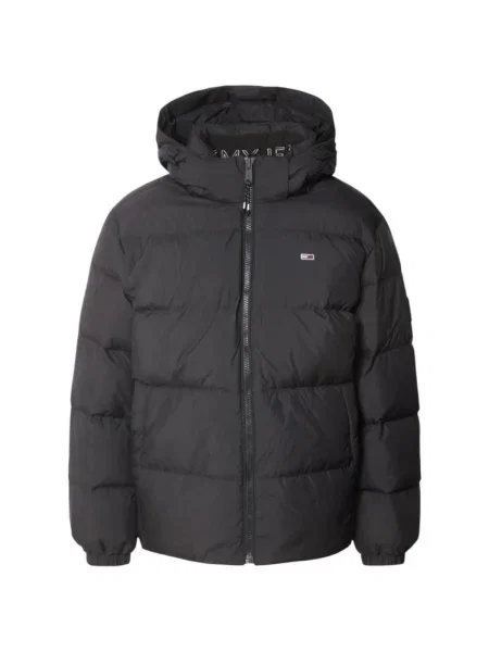 Páperová bunda Tommy Hilfiger čierna