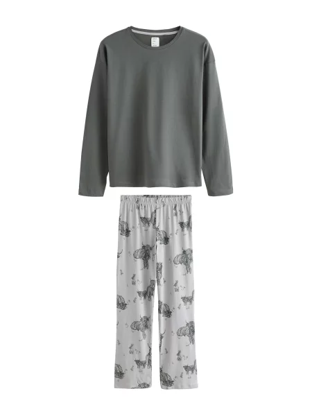 Next Pijama / deschis gri
