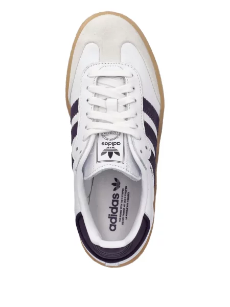 Sneakerși Adidas Predator cu broderie cu dungi din piele de căprioară albastru