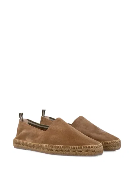Espadrile Castaner din piele de căprioară maro