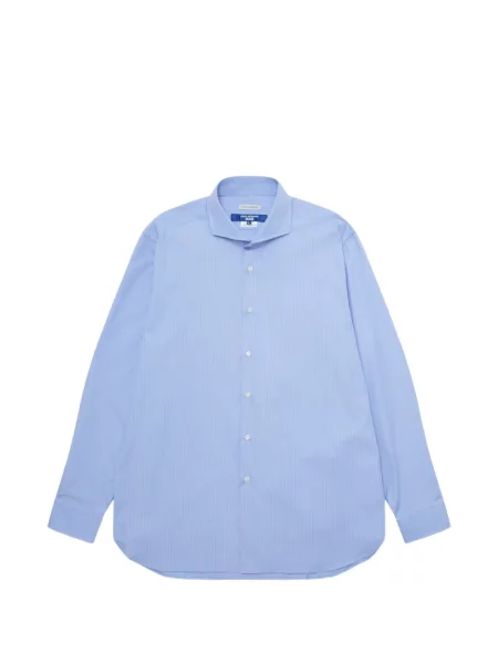 Риза Junya Watanabe Man на райета синьо