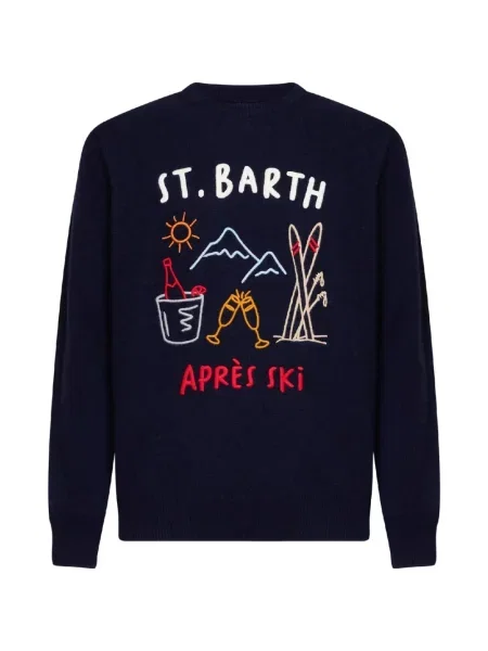 Пуловер Mc2 Saint Barth синьо