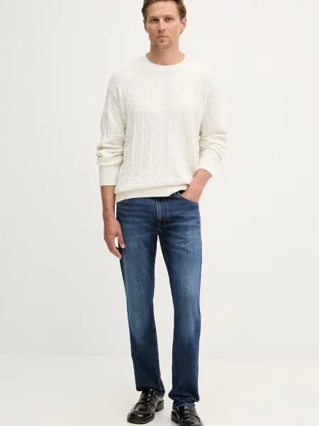 Calvin Klein Jeans pulover pentru bărbați din bej