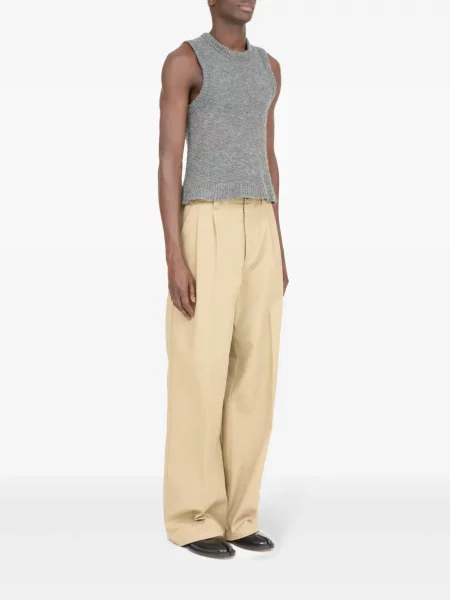 Pletená košile Maison Margiela šedá