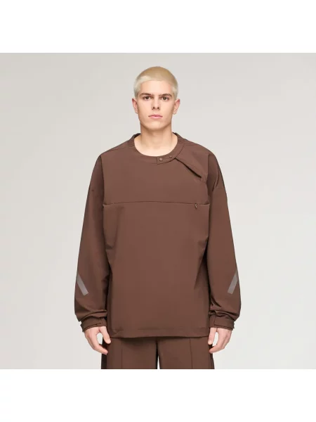 Bluza Adidas płócienna brązowa
