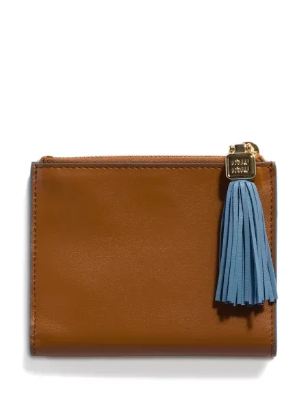 Portofel Miu Miu din piele mini maro