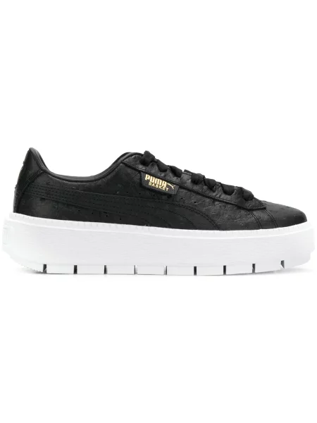 Sneakerși Puma Platform cu platformă negru