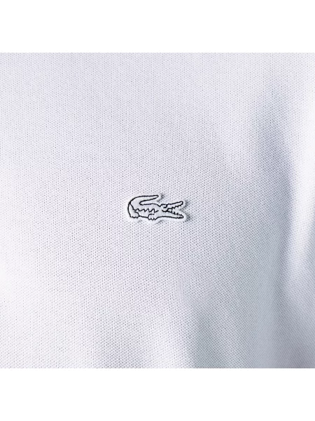 Классическое поло Lacoste белое