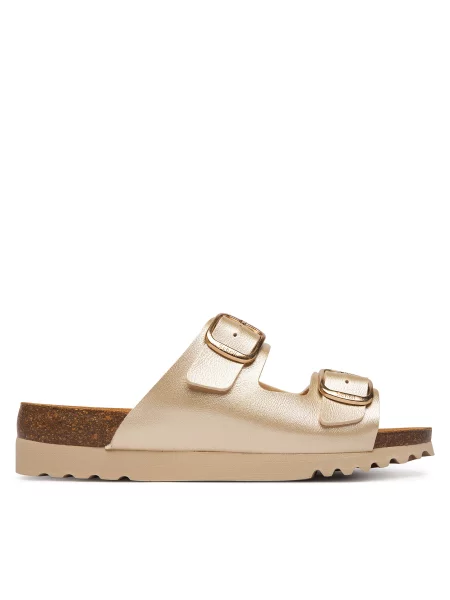 Šlepetės Scholl Harmony 2 Straps Auksinė