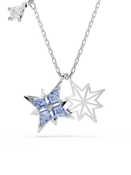 Naszyjnik Swarovski szary
