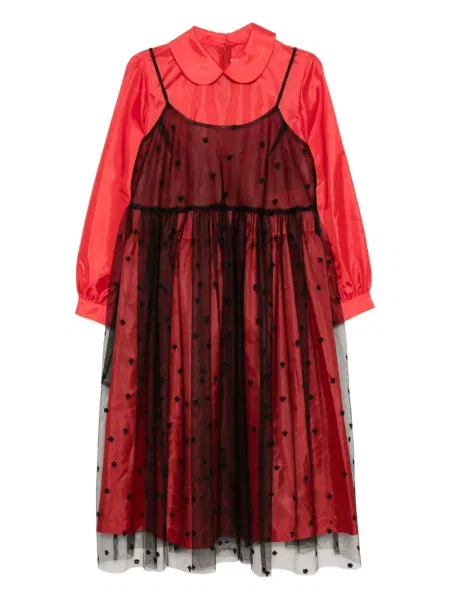 Dětské šaty Comme Des Garçons Girl červené