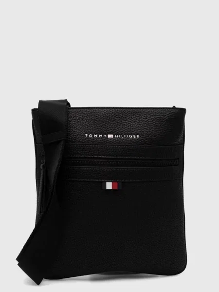 TOMMY HILFIGER Taška cez rameno čierna