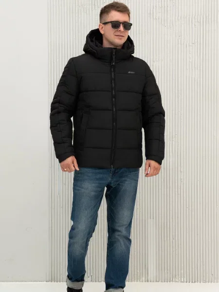 Классический пуховик City Fashion Classic черный