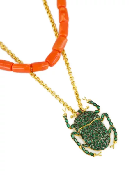 Colier Begüm Khan verde
