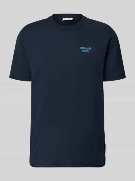 Koszula oversize o kroju relaxed fit z czystej bawełny Marc O'polo Denim granatowa