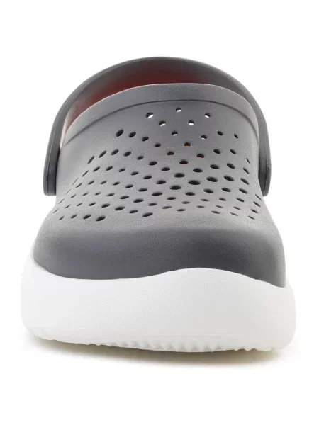 Sandále Crocs sivá