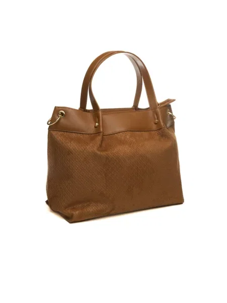 Armani Exchange torebka tote brązowa