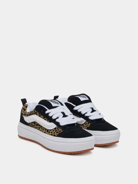 Шкіряні Кеди низькі Vans KNU SKOOL STACKLITE коричневий