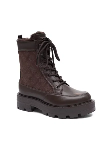 Pantofi Guess din piele maro