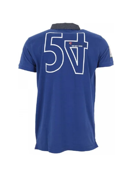 Tricou polo copii Vent Du Cap albastru