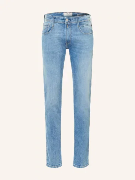 Replay Jeansy Anbass Slim Fit blau niebieskie