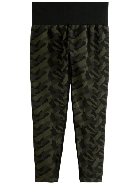 Next Leggings verde / verde Ă®nchis negru