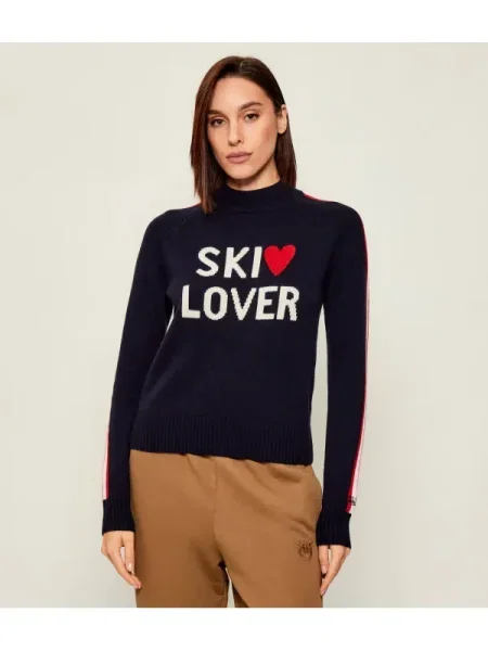 Pulover St.barth de lână cu guler înalt