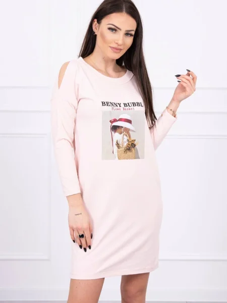 Rochie Kesi cu imagine de costum roz