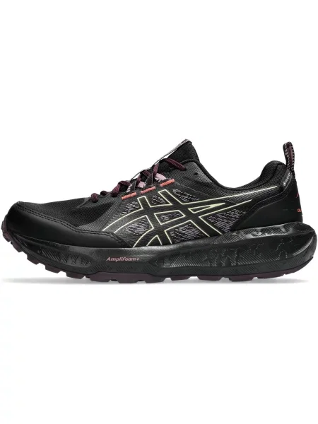 ASICS Bežecká obuv Soloma neónovo zelená / orgovánová / melónová čierna