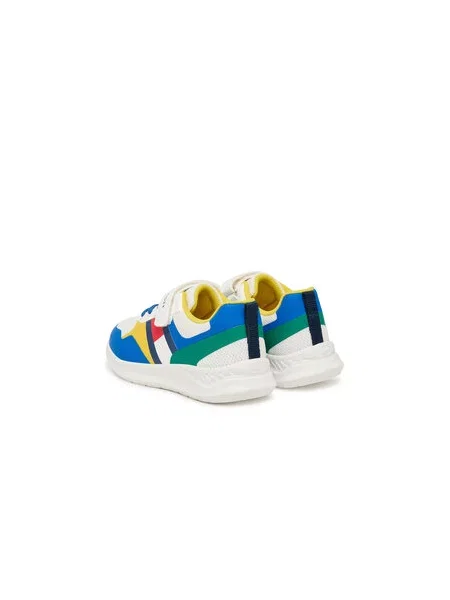 Superge Tommy Hilfiger Flag Low Cut Lace-Up/Velcro M Pisana bela