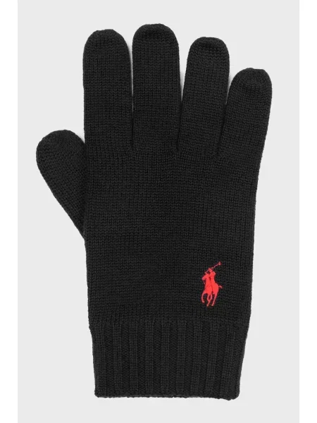 Перчатки Polo Ralph Lauren черные