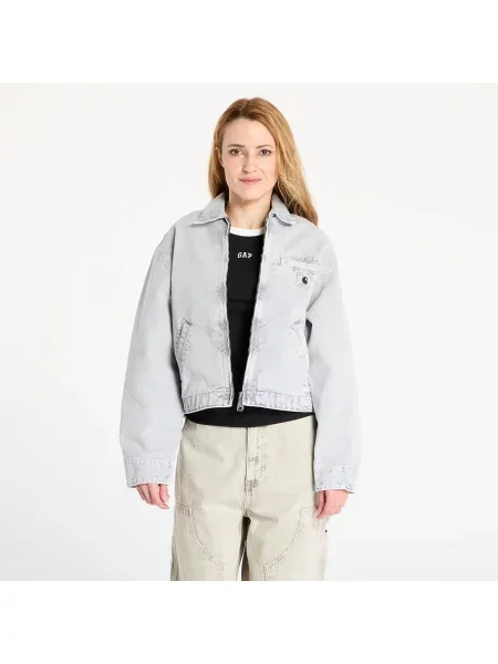Bunda Carhartt WIP W Emery Jacket Black/ Black Chalk Wash XS černá