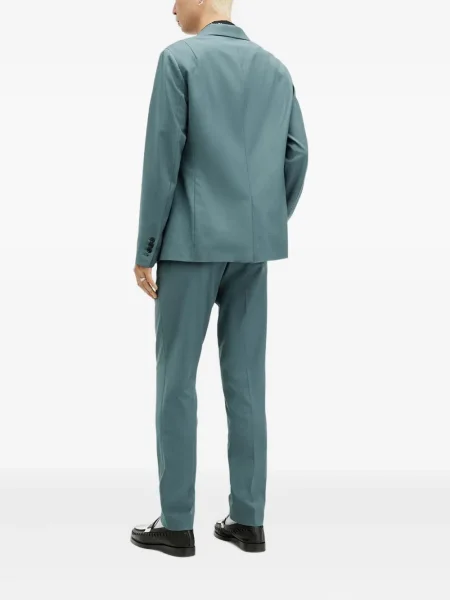 Pantaloni Allsaints albastru