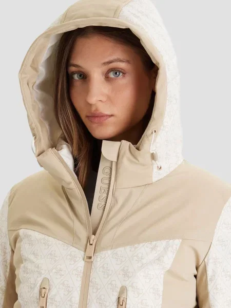 Лыжная куртка Guess бежевая