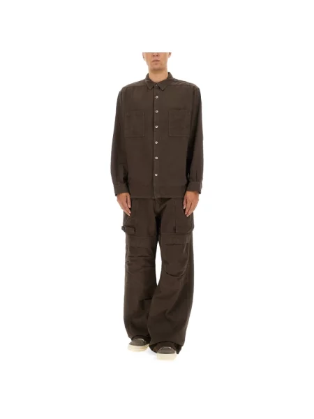 Spodnie Rick Owens brązowe