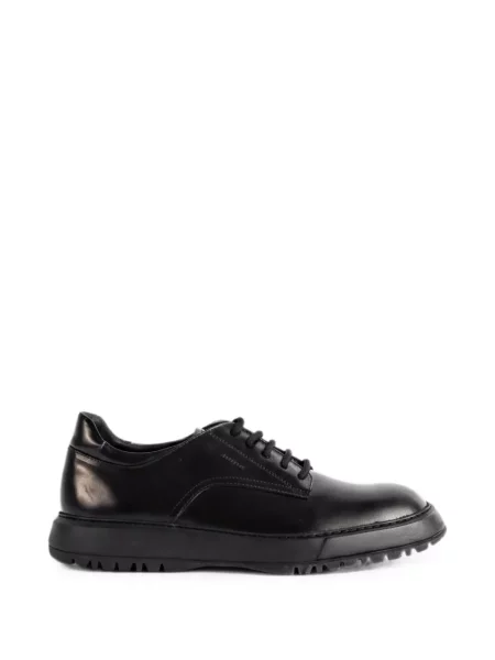 Pantofi derby Referenc din piele negru